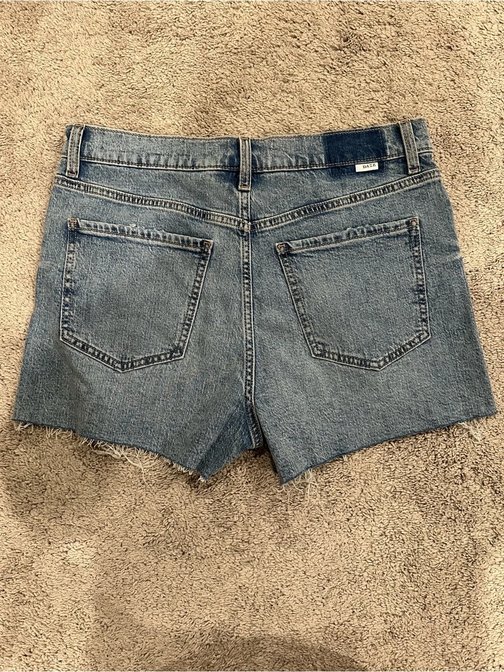 Daze Denim Shorts - Light Blue
